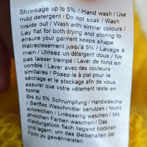 Just Female Mohair/Wool Blend Potter Cardigan Sz XS - Picture 10 of 11